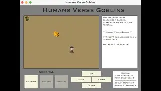 Human vs Goblins: GUI