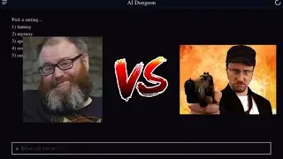 Me and My Brother Play AI Dungeon: The Yogscast and Channel Awesome War