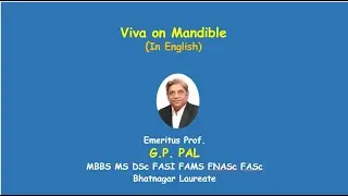 Viva on mandible in English