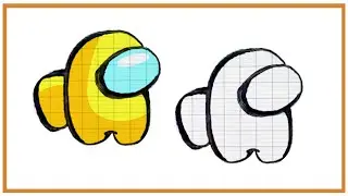 How to Draw AMONG US cute