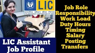 LIC Assistant Job Profile | Work, Responsibility, Salary, Workload, Posting, Transfer, Promotions