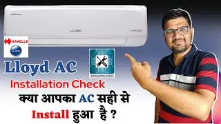 Lloyd ac installation check ⚡Lloyd ac installation check feature ⚡ Installation check in lloyd ac