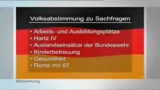 Bundestagswahl 2009: Volksabstimmung