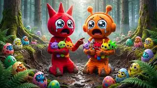 Raddy & Oren Uncover the Chilling Secret of the Sprunki Egg Forest!👀