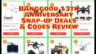 Banggood 13th Anniversary Snap-Up Codes & Deals