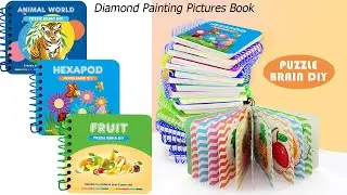 Diamond Painting Pictures Book For Kids