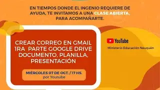 Crear correo Gmail. Uso de Google Drive