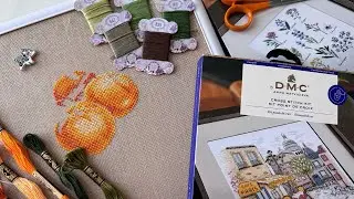 Апельсины Veronique Enginger. Новые наборы DMC. Хранение мулине в Notion. Перенабор схемы
