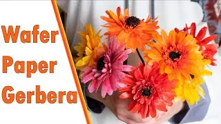 Wafer Paper Gerbera