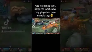 Ang hirap mag tank kargo mo lahat kasi ikaw ang tuloy para manalo🥰🥰🥰
