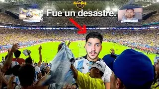 Fui a la FINAL de la COPA AMERICA y fue un desastre...