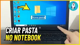 Como CRIAR PASTA no Notebook (Com e Sem Mouse)