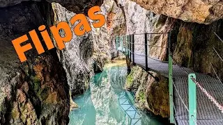 Pasarelas del Barranco de la Hoz en Calomarde (Teruel).