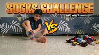 Socks Challenge। Real Socks Challenge। Challenge Goes Wrong। 😱😱