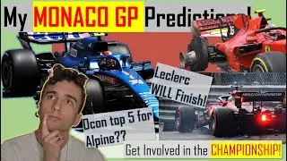 My Monaco GP Predictions! Good Spain, so Good Monaco??