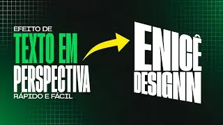 Efeito FÁCIL e RÁPIDO de texto no PHOTOSHOP