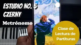 Clase de Piano, Metrónomo, Estudio 5, Czerny | MARCELA 🎹🎶
