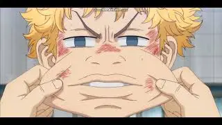 Tokyo Revengers (Season 3 English Subbed) Chifuyu Pinches Takemichi!