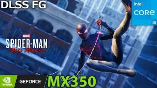 Marvel’s Spider-Man Miles Morales \ NVIDIA MX350 + i5-10210U + 16GB RAM \ Performance Testing.
