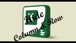 #excel #hide || Hide row & column in excel ||