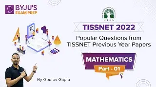 TISSNET 2023 | Popular Questions from TISSNET Previous Year Papers - Mathematics | Part-1 | BYJU'S