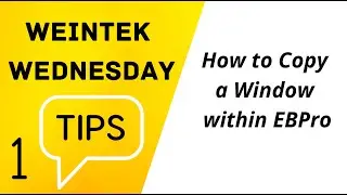 1: How to copy a window within EasyBuilder Pro - Weintek USA