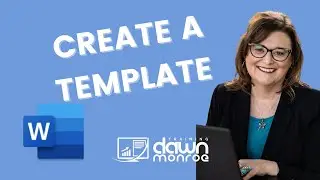 Microsoft Word Create a Template
