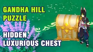 Gandha Hill Puzzle - Hidden Luxurious Chest | Lokapala Jungle Sumeru 【Genshin Impact】