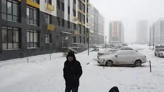 Аппақ қар. Астана. Nova city
