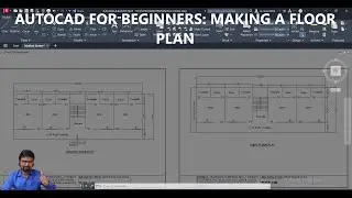 AUTOCAD tutorial for Beginners|| Double Story Medical Center Plan