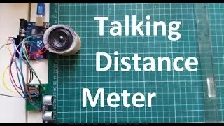 Arduino Uno Ultrasonic Sensor HC-SR04 & WTV020SD Sound Unit Talking distance meter