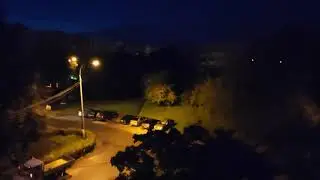 Основная камера Mi 9 SE  ночью  Gcam 30 кад.\ сек.
