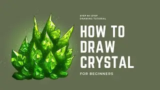 How to draw Crystal | Clip Studio Paint | Hamabe Arts