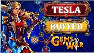 GEMS OF WAR - Tesla Secretly Buffed By Astral Spire Update! New One Shot Explore 12 Team!
