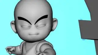 Krillin Animation - Second pass