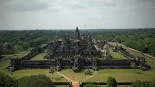 4K Drone footage from Angkor Wat in Cambodia