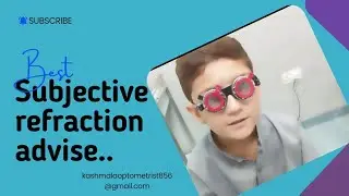 Best subjective refraction advice | subjective refraction optometry | post Mydriatic test