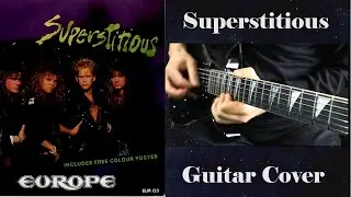Europe - Superstitious (Guitar Solo Cover)