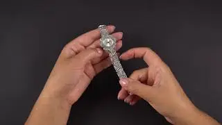Часы из серебра с марказитом. HW019