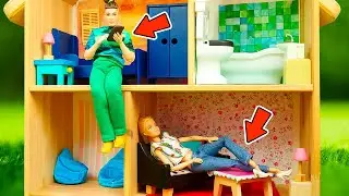 Ken Faz uma Surpresa para a Boneca Barbie com uma Nova Casa! 🏡✨