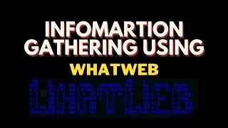 Whatweb Information gathering | Full tutorial | 