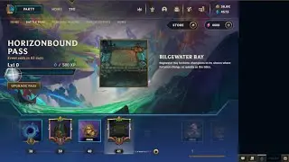 Battle Pass Runeterra Reforged: Horizonbound  (CLIENT) | TFT SET 9.5