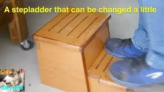 A stepladder that can be changed a little