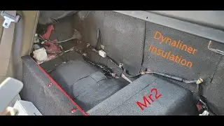 Dynaliner Insulation Sound and Heat Test in Mr2 Spyder