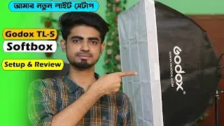 Godox TL5 Softbox review in Bangla | How to setup Godox Softbox | Best softbox lighting setup