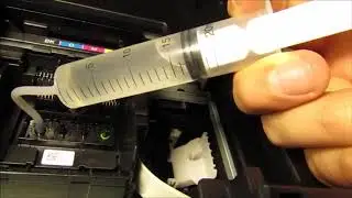 Epson WorkForce 3720, 3730, 3733 - How to Unclog Printhead - Not Printing Color, Black [Error FIXED]