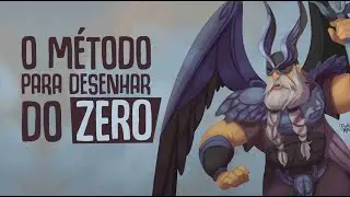 AULA AO VIVO - O MÉTODO PARA DESENHAR DO ZERO
