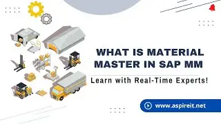 What is Material Master Data in SAP MM - Aspire Techsoft