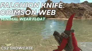 Falchion Knife Crimson Web (Minimal Wear) | CS2 Skin Showcase #940