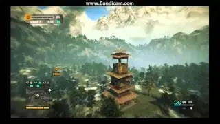 Far Cry 4 Multiplayer -Flying kill Inside Bell Tower